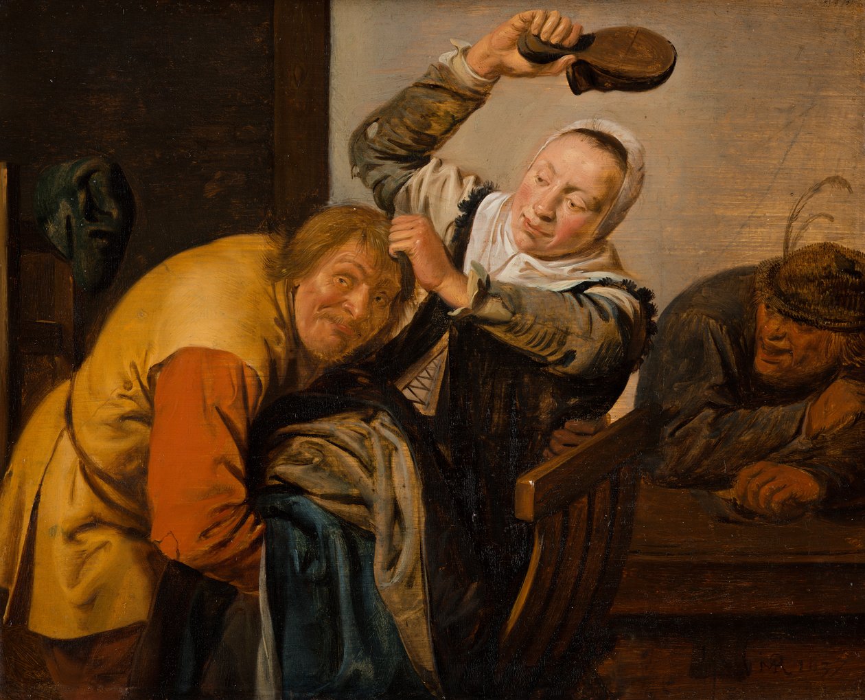 The Five Senses: Touch, 1637 od Jan Miense Molenaer