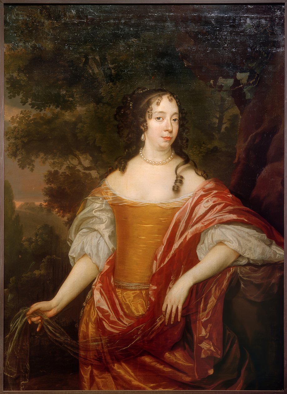 Albertine Agnes van Oranje-Nassau, princezna z Nassau-Diez od Jan Mijtens