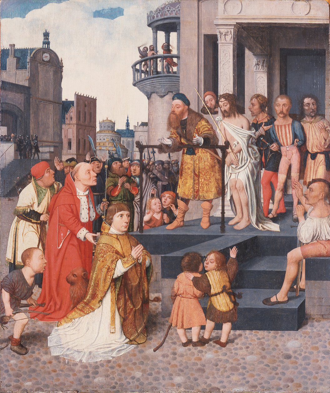 Kristus ukázaný lidu, asi 1515 (olej na desce) od Jan Mostaert
