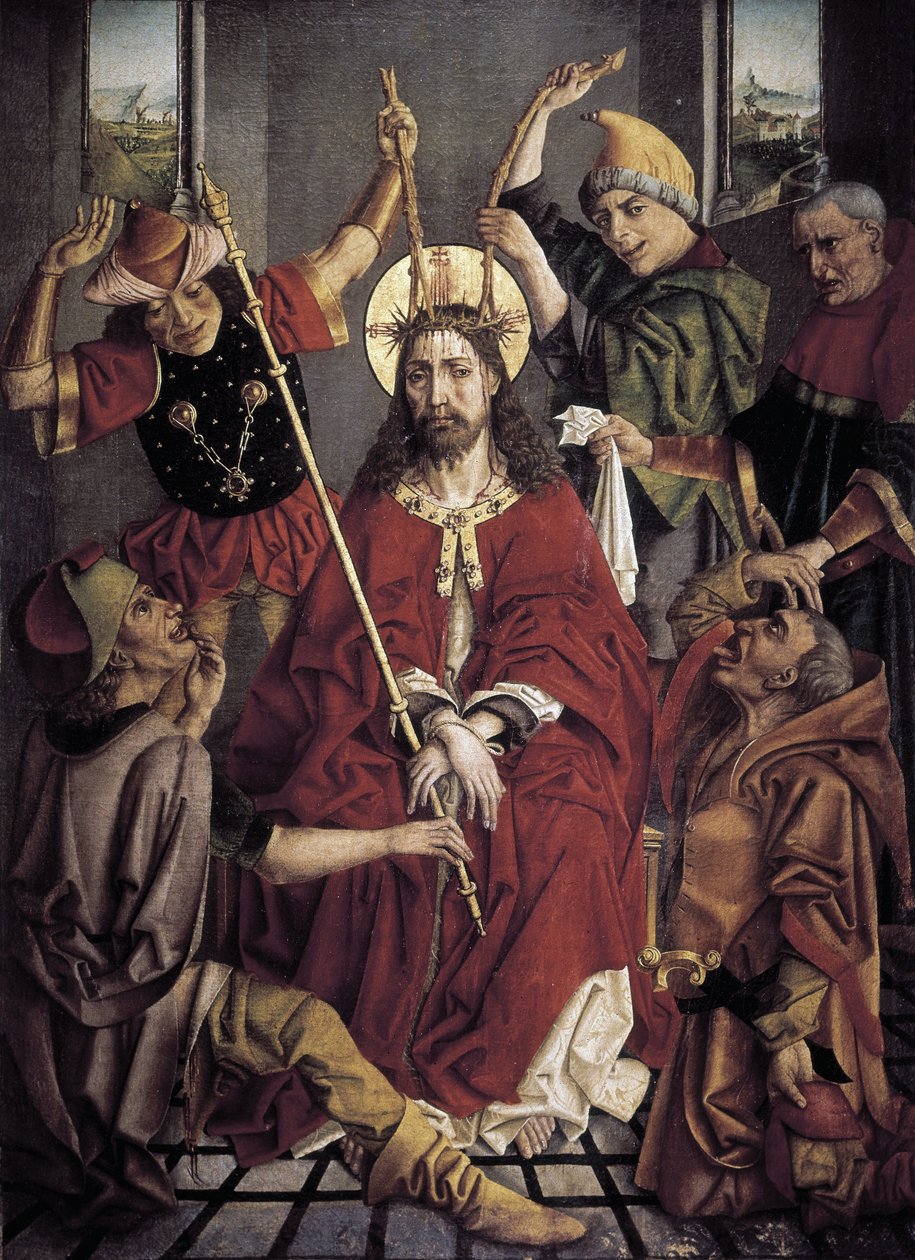 Ecce Homo. 1. polovina 16. století (olej na dřevě) od Jan Mostaert