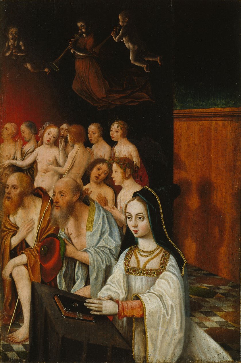 Duše spravedlivých a dárců, c. 1520 od Jan Mostaert