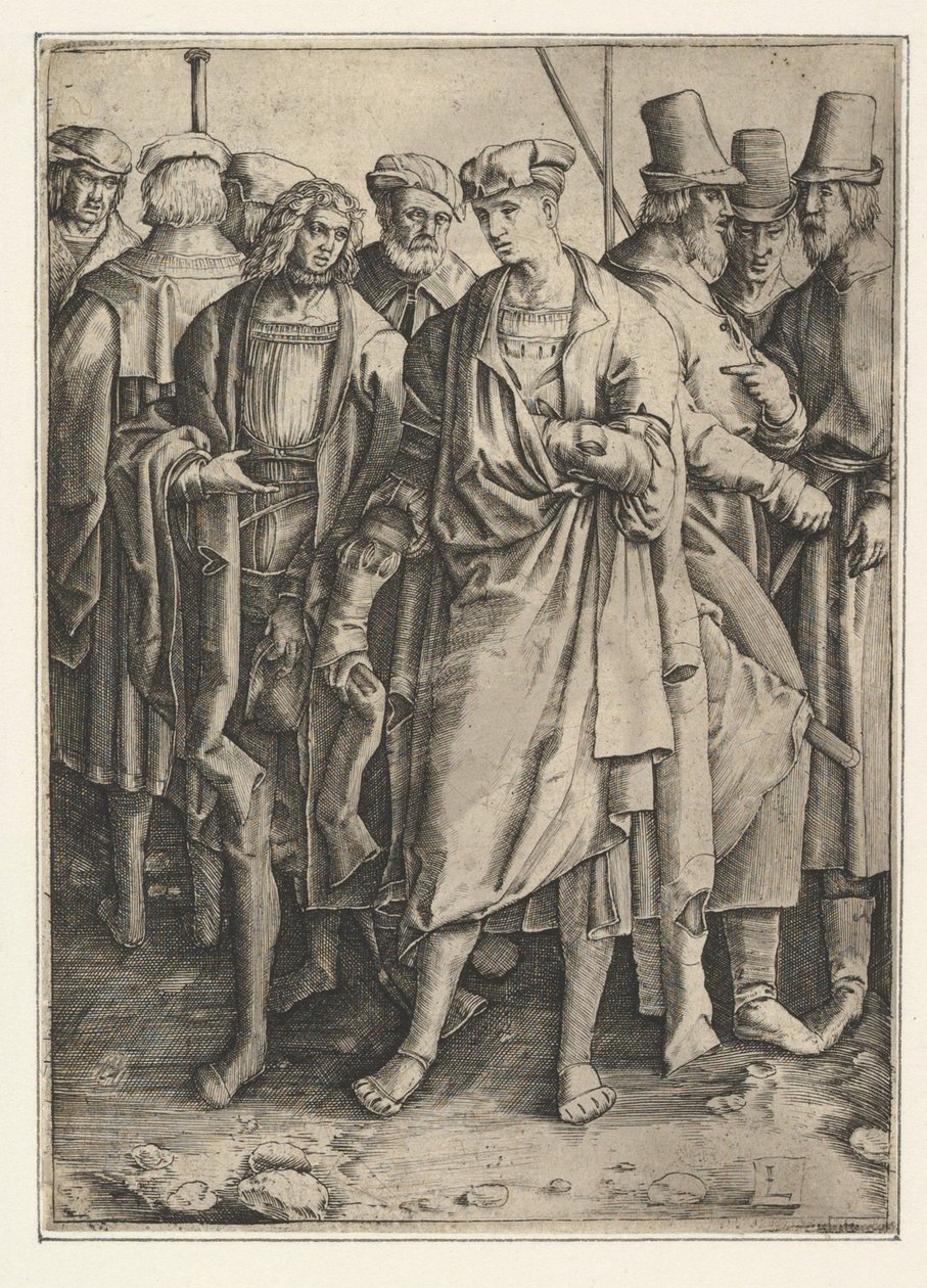 Skupina ozbrojených mužů copy.n.d. od Jan Muller