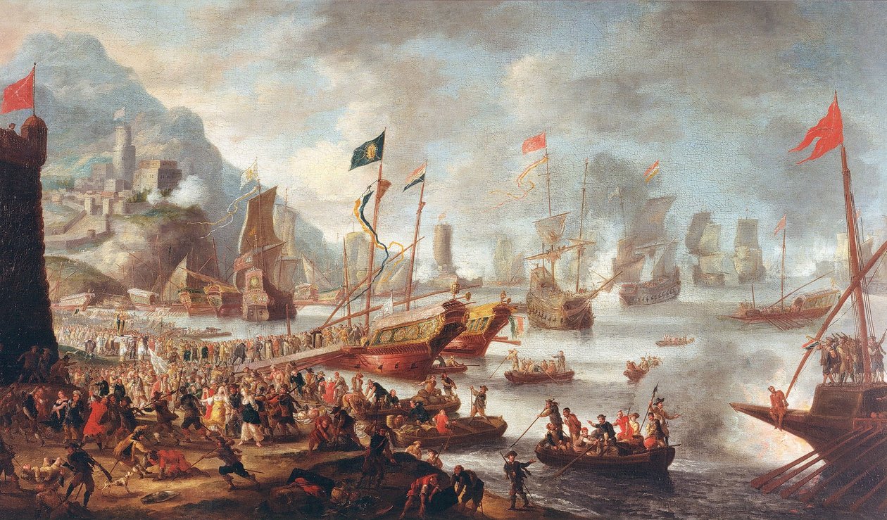 Bitva u Lepanta: Vítězství, 1671. od Jan Peeters the Elder