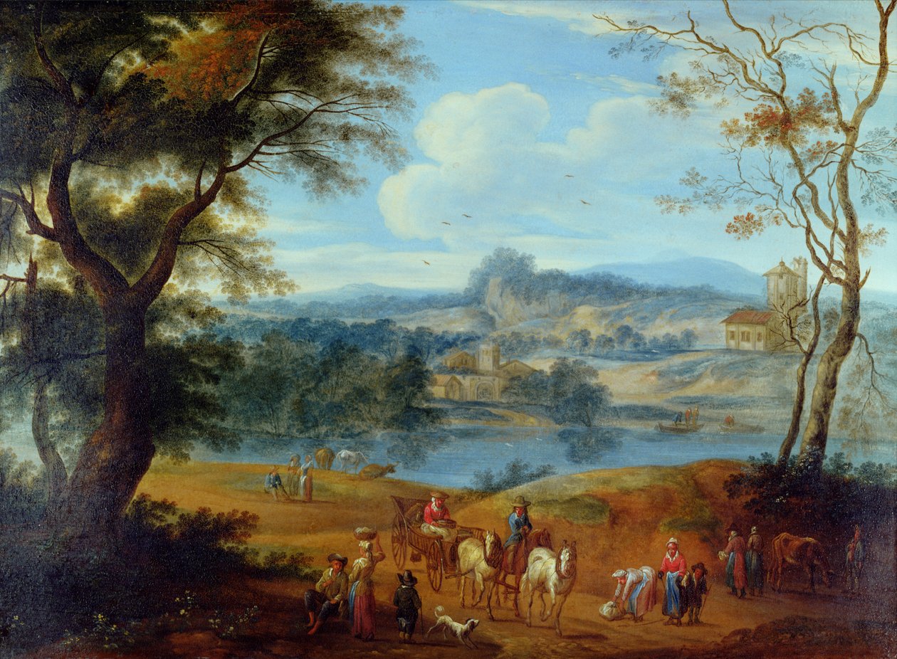 Krajina, cca 1700 od Jan Peter van the Elder Bredael