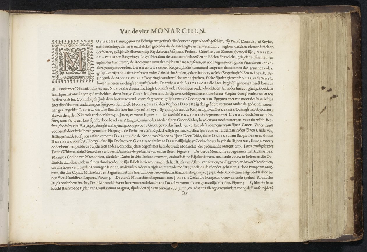 Of the Four Monarchs (titul na objektu) Den Grooten Figuer-Bibel (...) (název série) od Jan Philipsz Schabaelje