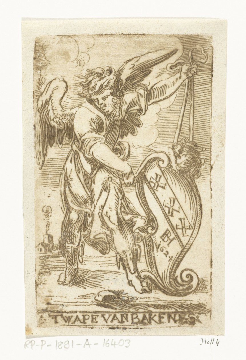 Erb rodu Bakkenes The Wapen van Bakenes (název na objektu) od Jan Philipsz. van Bouckhorst