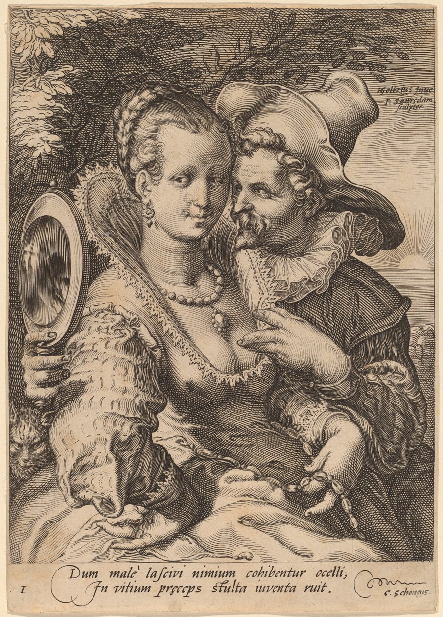 Pohled od Jan Pietersz Saenredam after Hendrik Goltzius