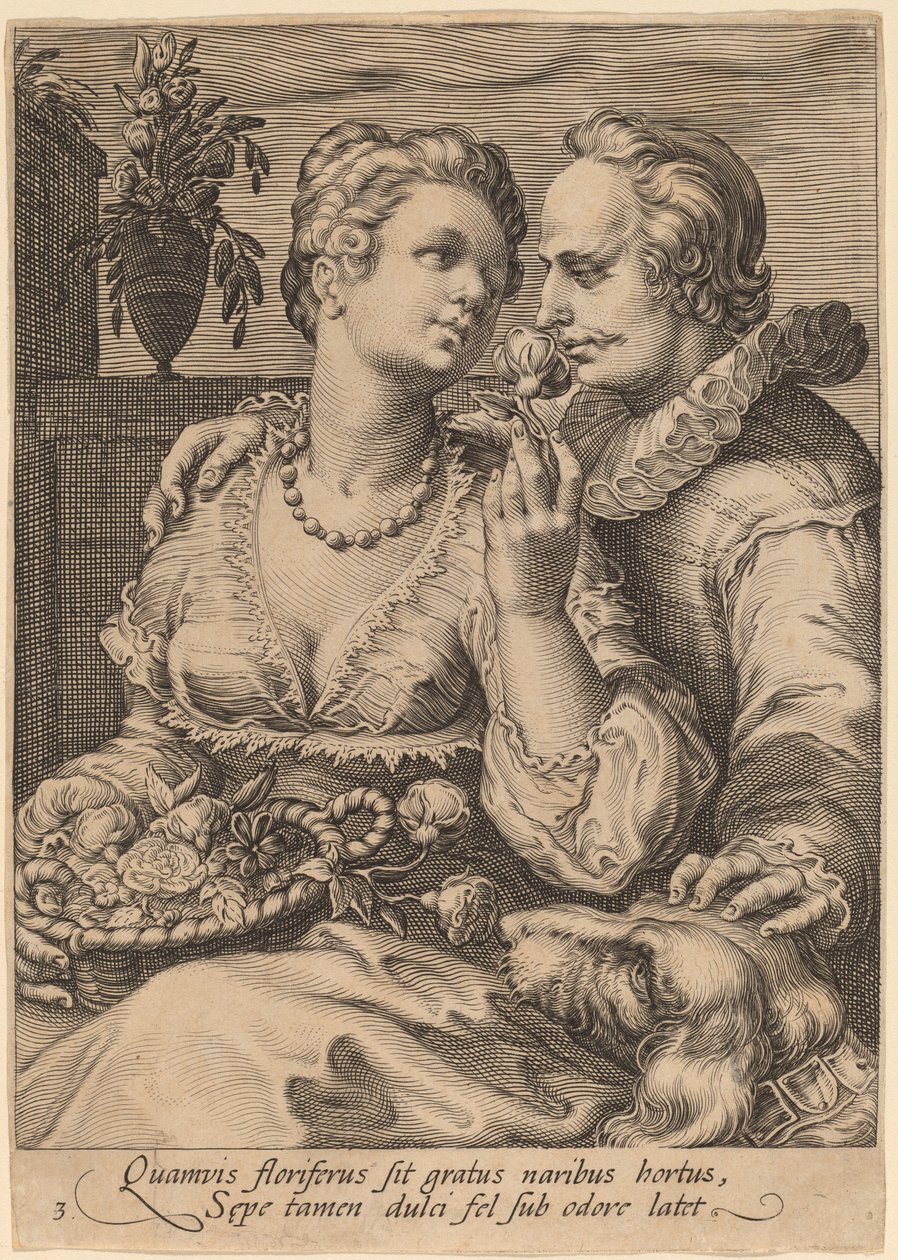 Čich od Jan Pietersz Saenredam after Hendrik Goltzius
