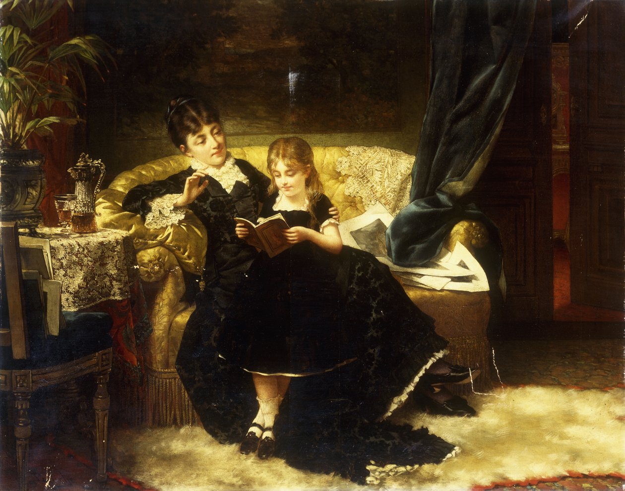 Lekce, 1883 od Jan Portielje