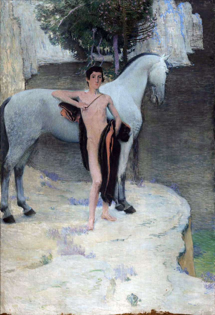 Černé jezero - Černé jezero - Jan Preisler (1872-1918). olej na plátně od Jan Preisler