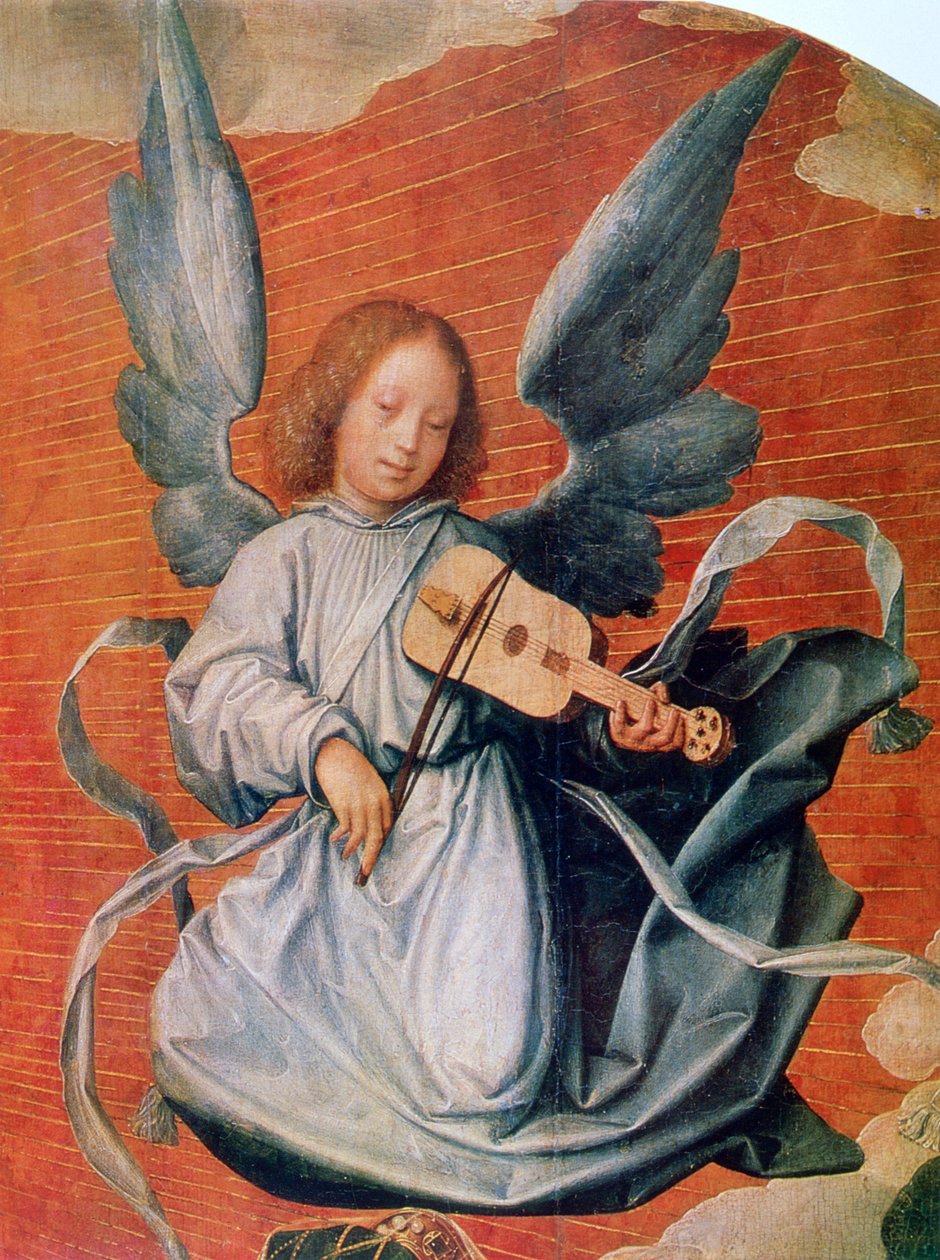 Panna ve slávě, detail, 1524 od Jan Provoost