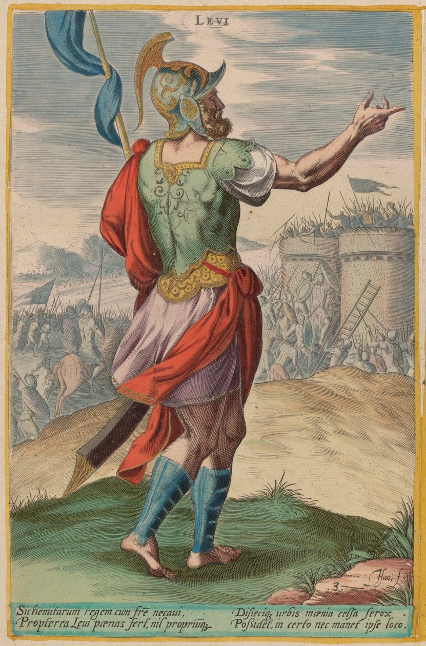 Levi od Jan Sadeler I after Crispen van den Broecke