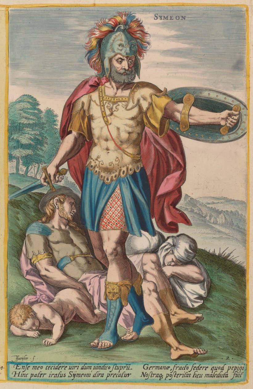 Simeon od Jan Sadeler I after Crispen van den Broecke
