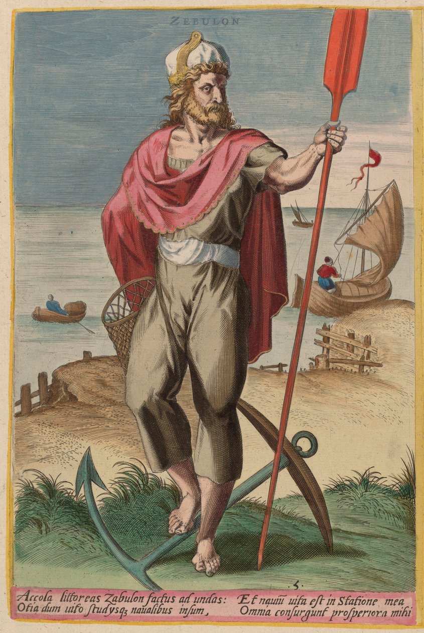 Zebulon od Jan Sadeler I after Crispen van den Broecke