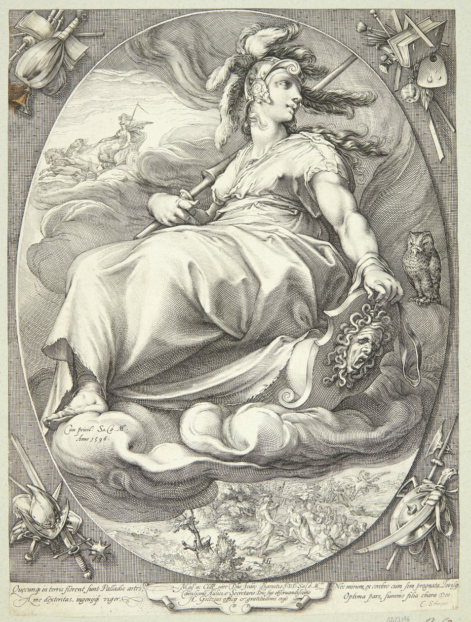 Minerva od Jan Saenredam