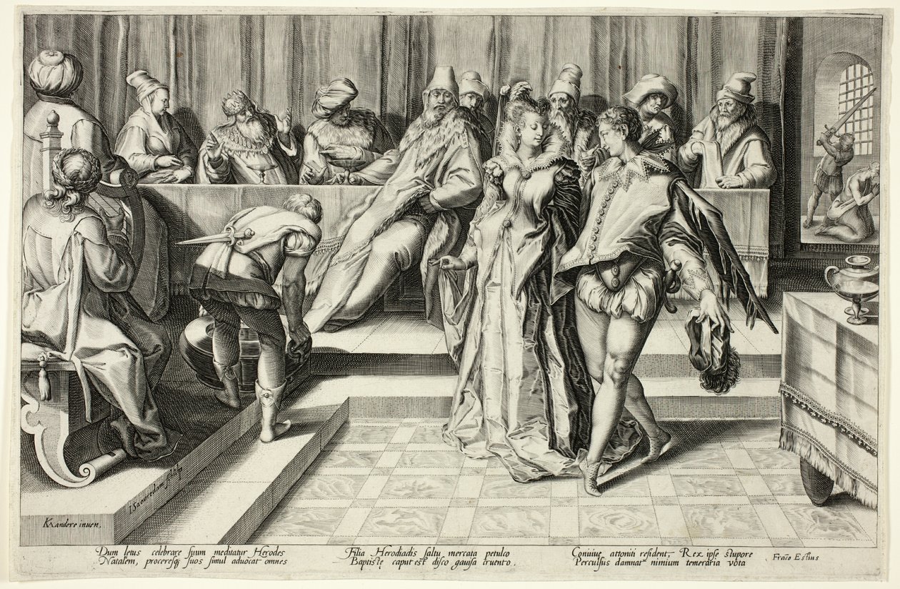 Salome Tanec před Herodem od Jan Saenredam