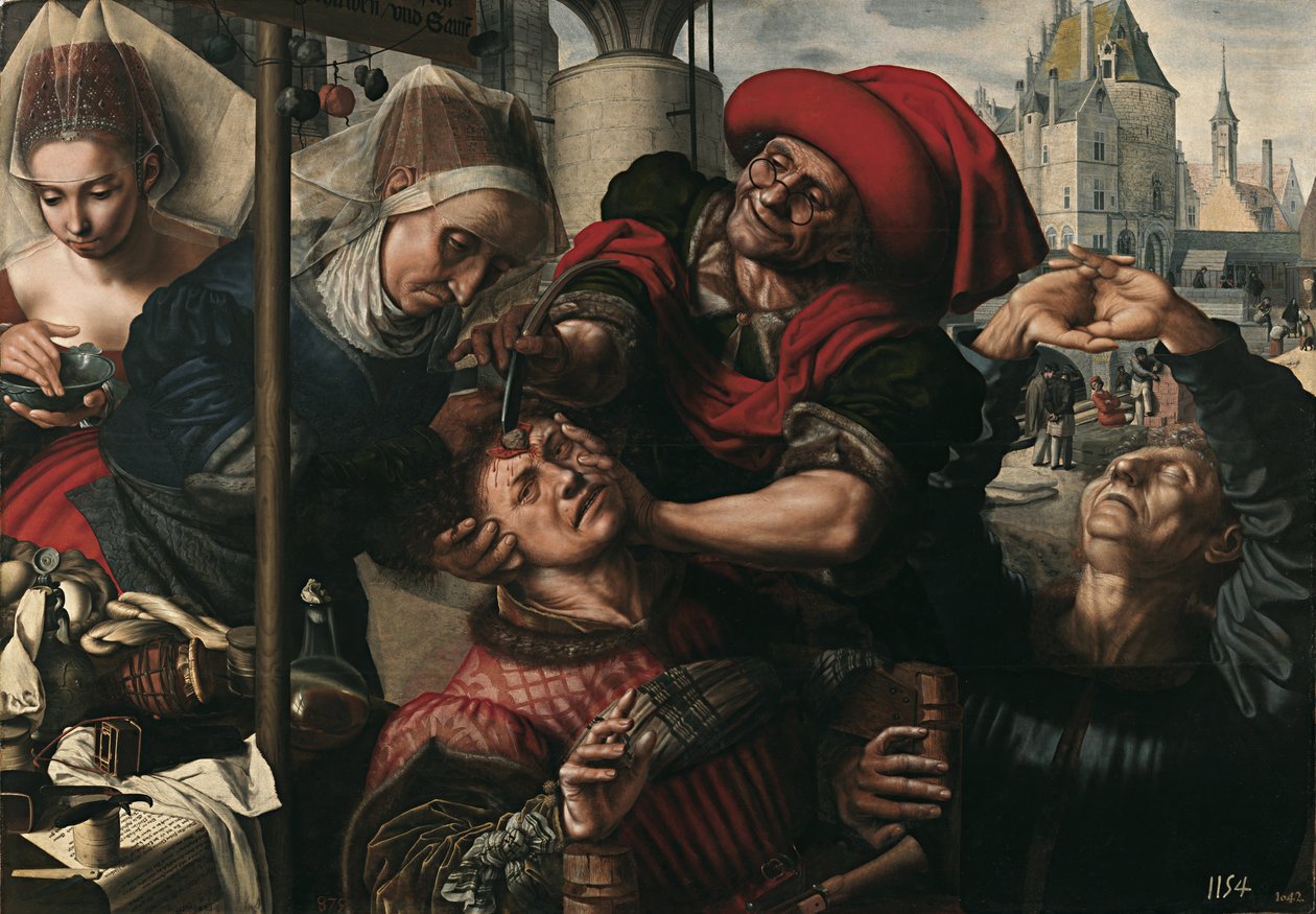 Chirurgie, 1550-1555 od Jan Sanders Hemessen van