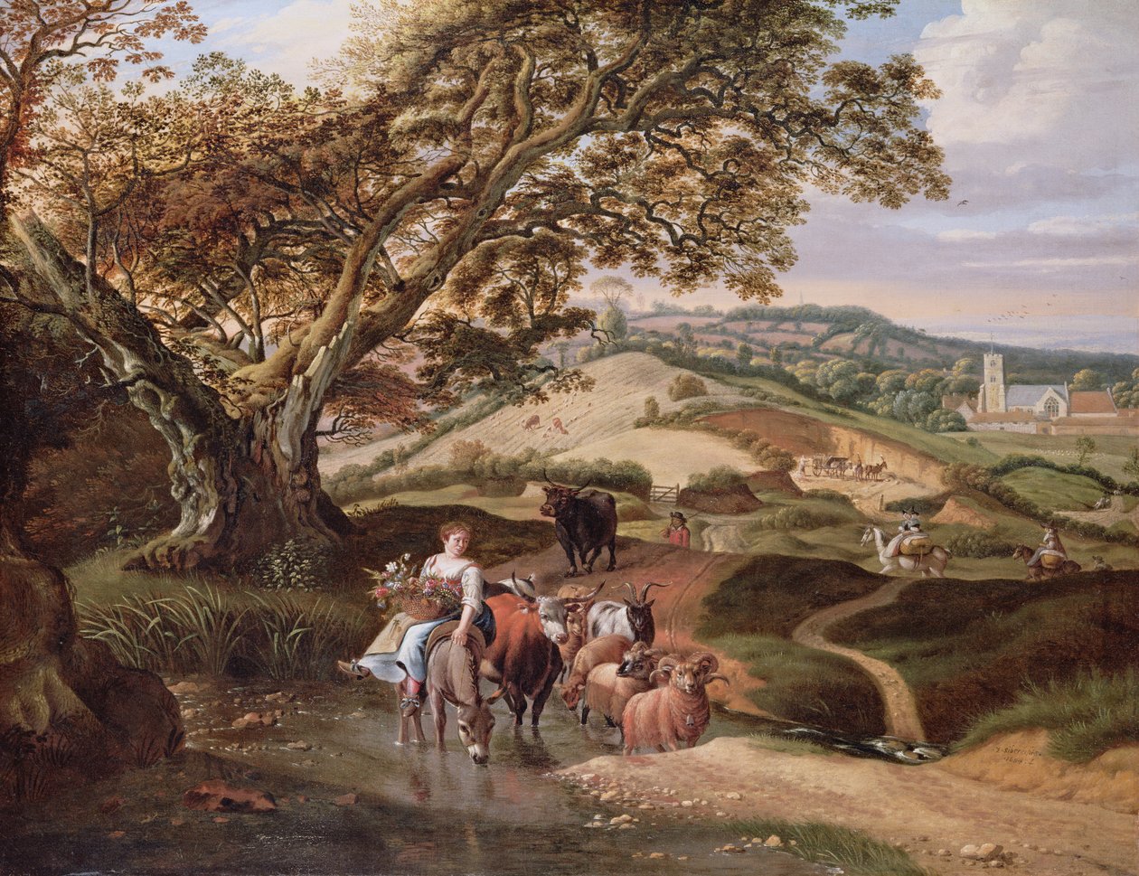 Pastorační krajina, 1684 od Jan Siberechts
