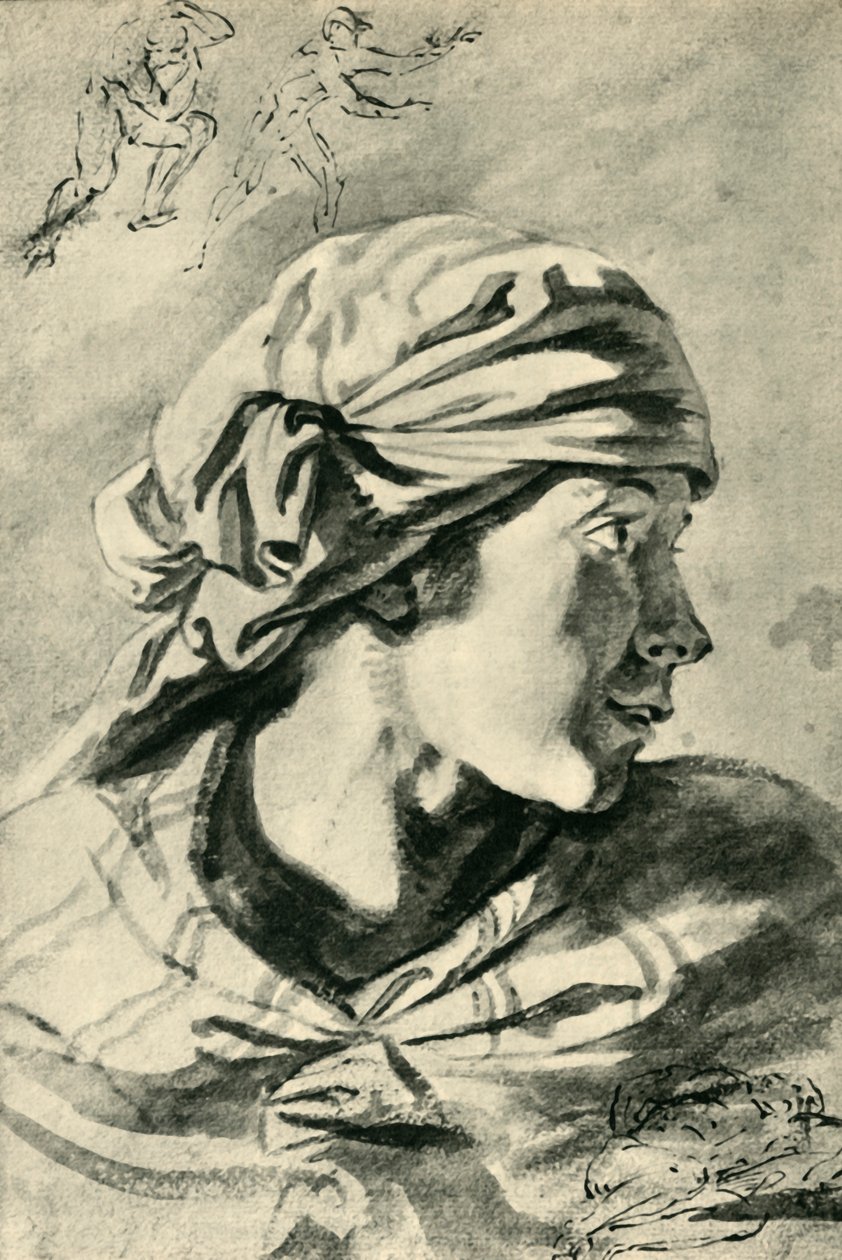 Hlava mladé ženy, polovina 17. století, 1943. od Jan Siberechts