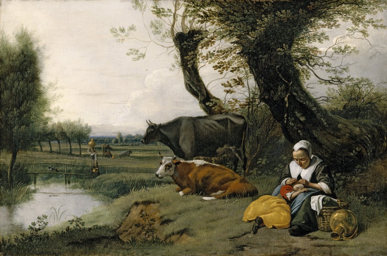 Pastorační scéna, c.1667-1668 od Jan Siberechts