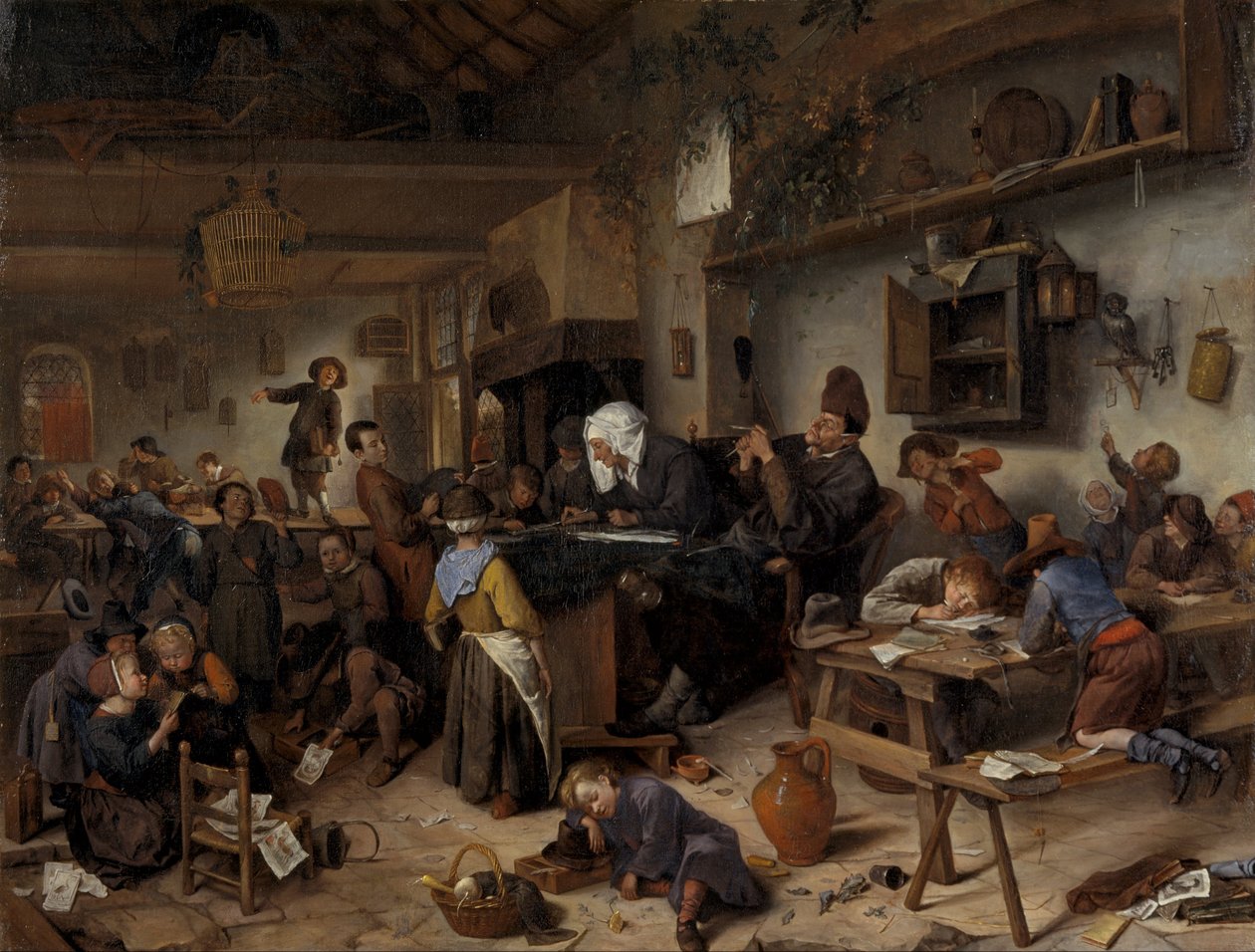 Škola pro chlapce a dívky od Jan Steen