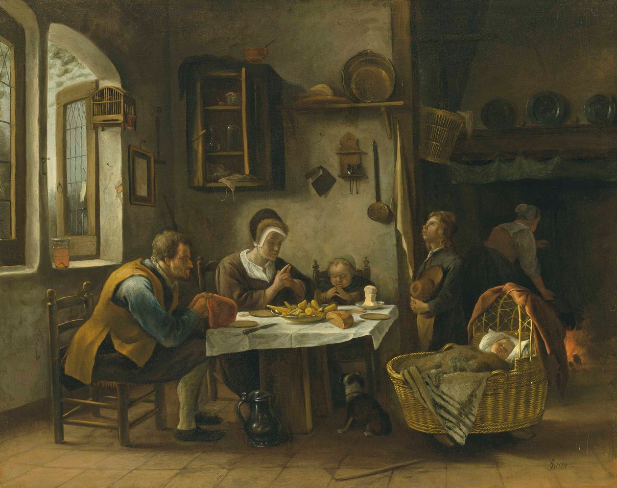 Milost před masem od Jan Steen