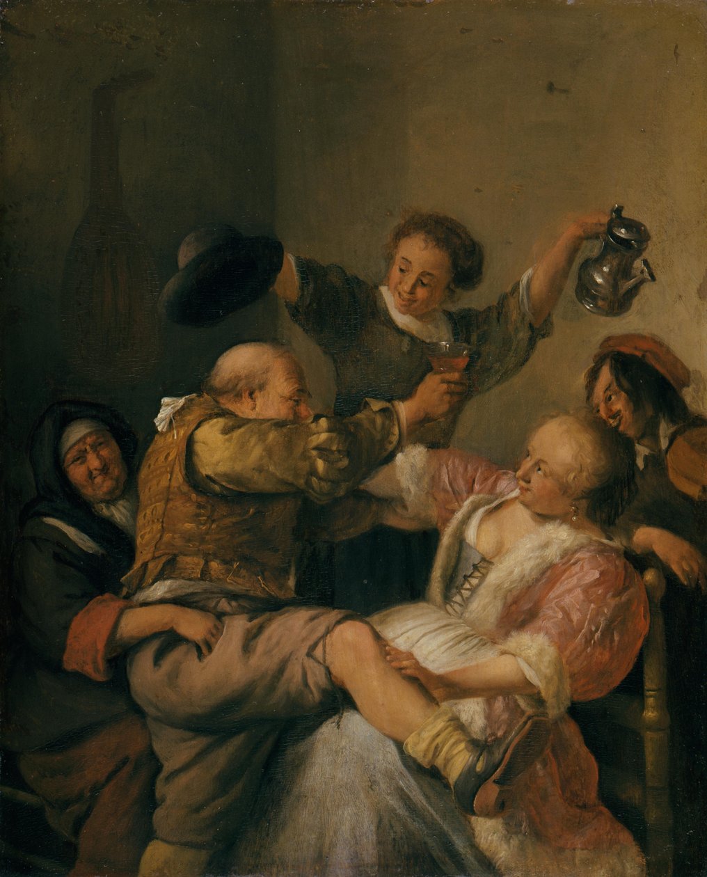 Lockere Gesellschaft od Jan Steen