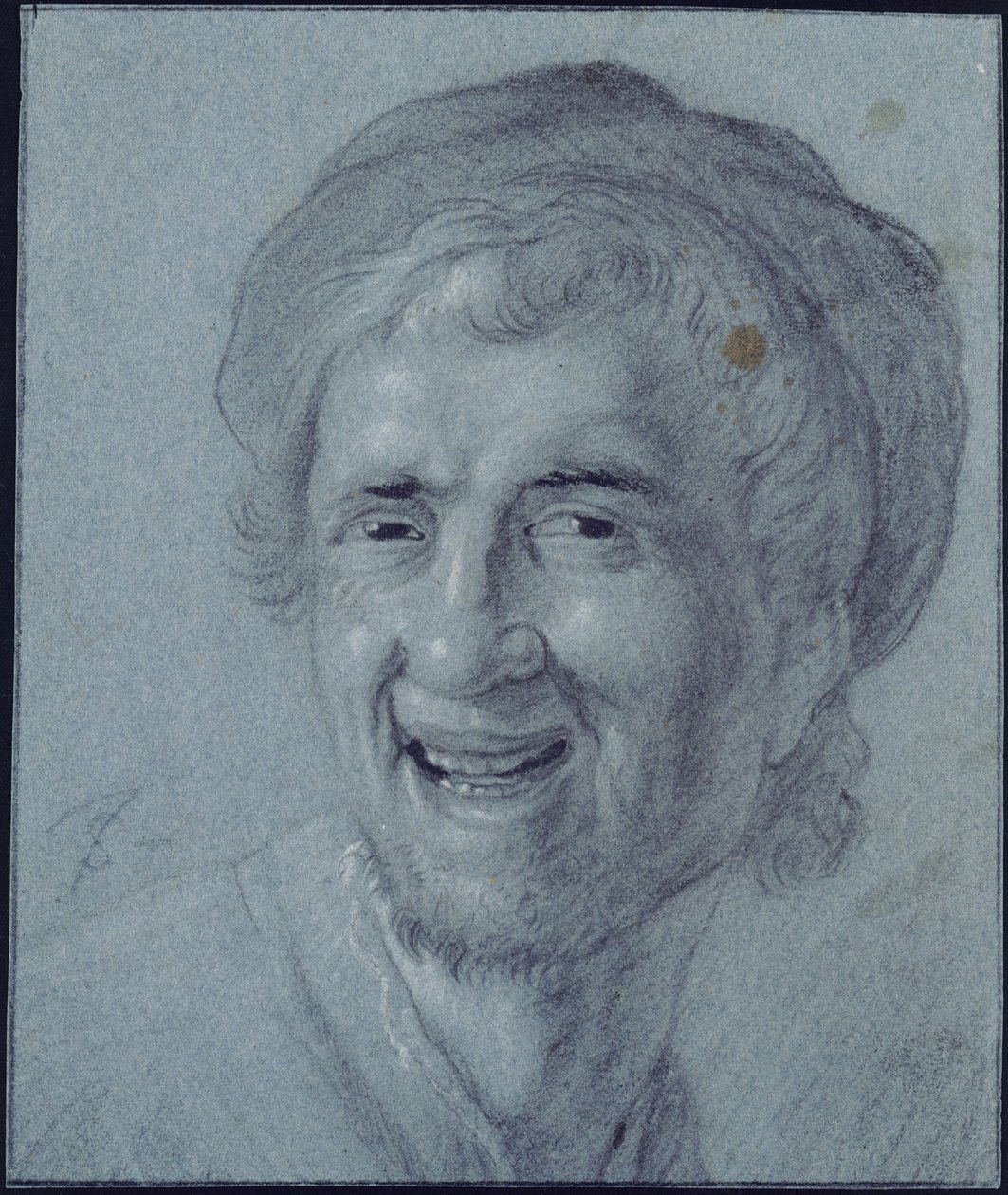 Smějící se Rembrandt (kopie podle Rembrandtova raného autoportrétu u F. Stoopa v Byfleetu) od Jan Steen