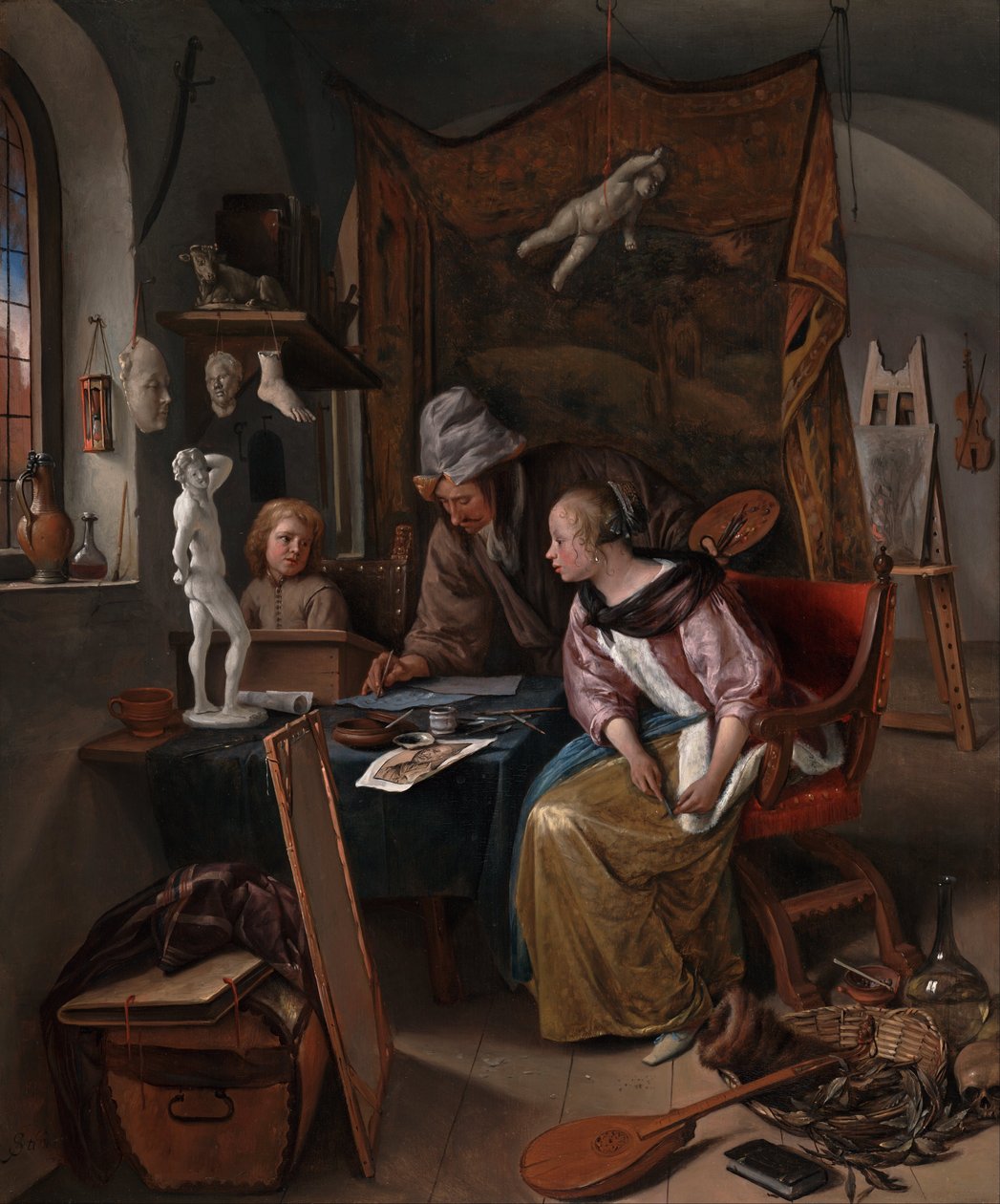 Lekce kreslení od Jan Steen