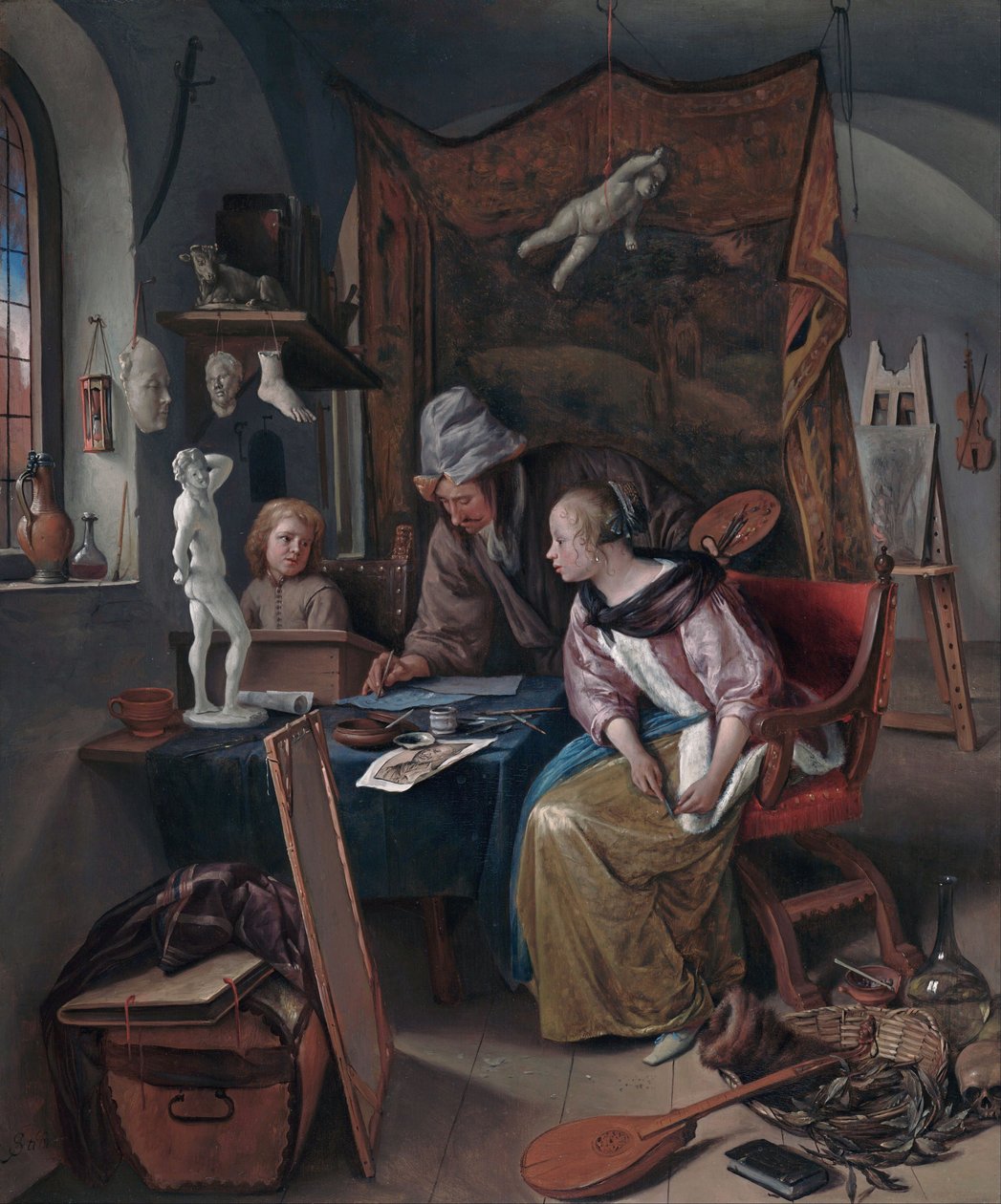 Lekce kreslení od Jan Steen