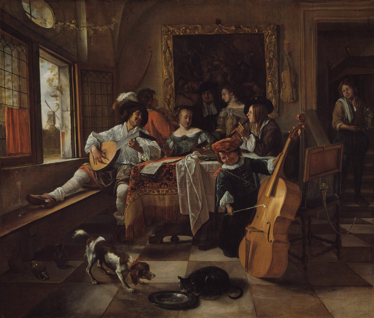 Rodinný koncert od Jan Steen
