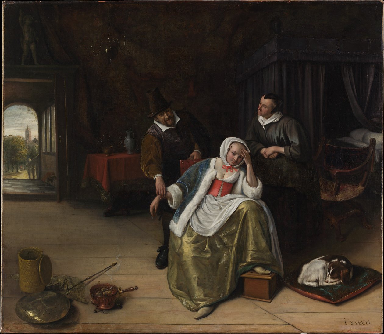 Zamilovaná dívka od Jan Steen