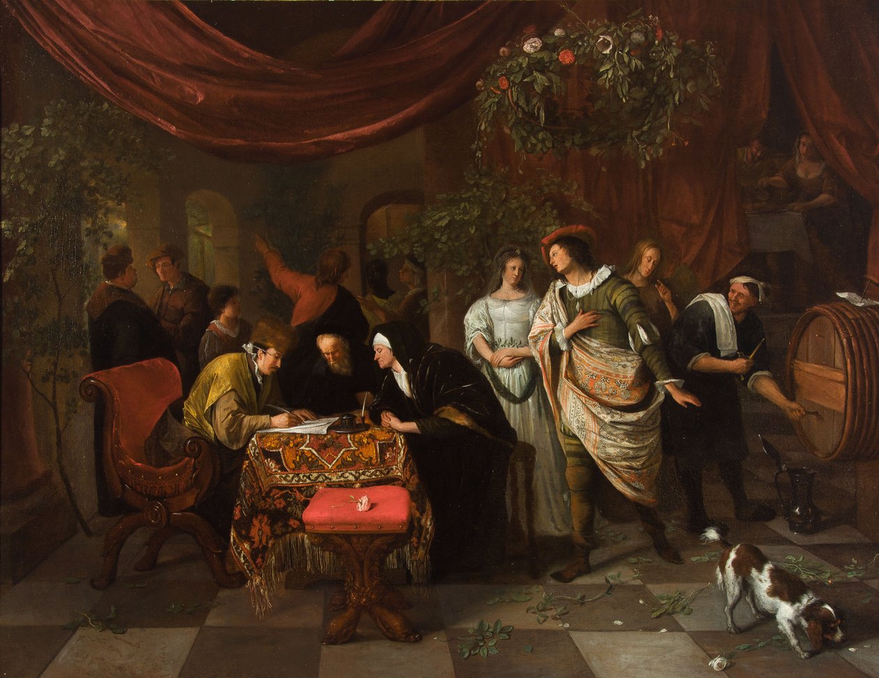 Manželství Tobiáše a Sáry od Jan Steen