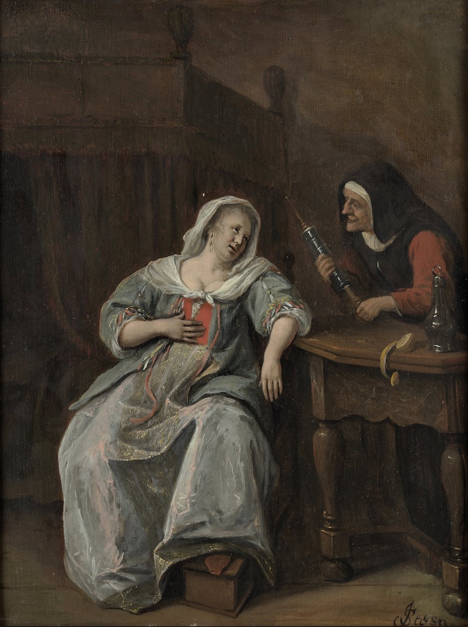 Nemocná žena od Jan Steen