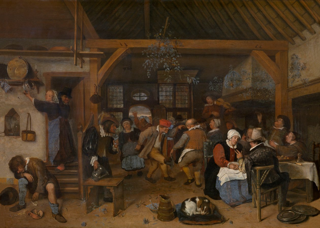 Svatební hostina od Jan Steen