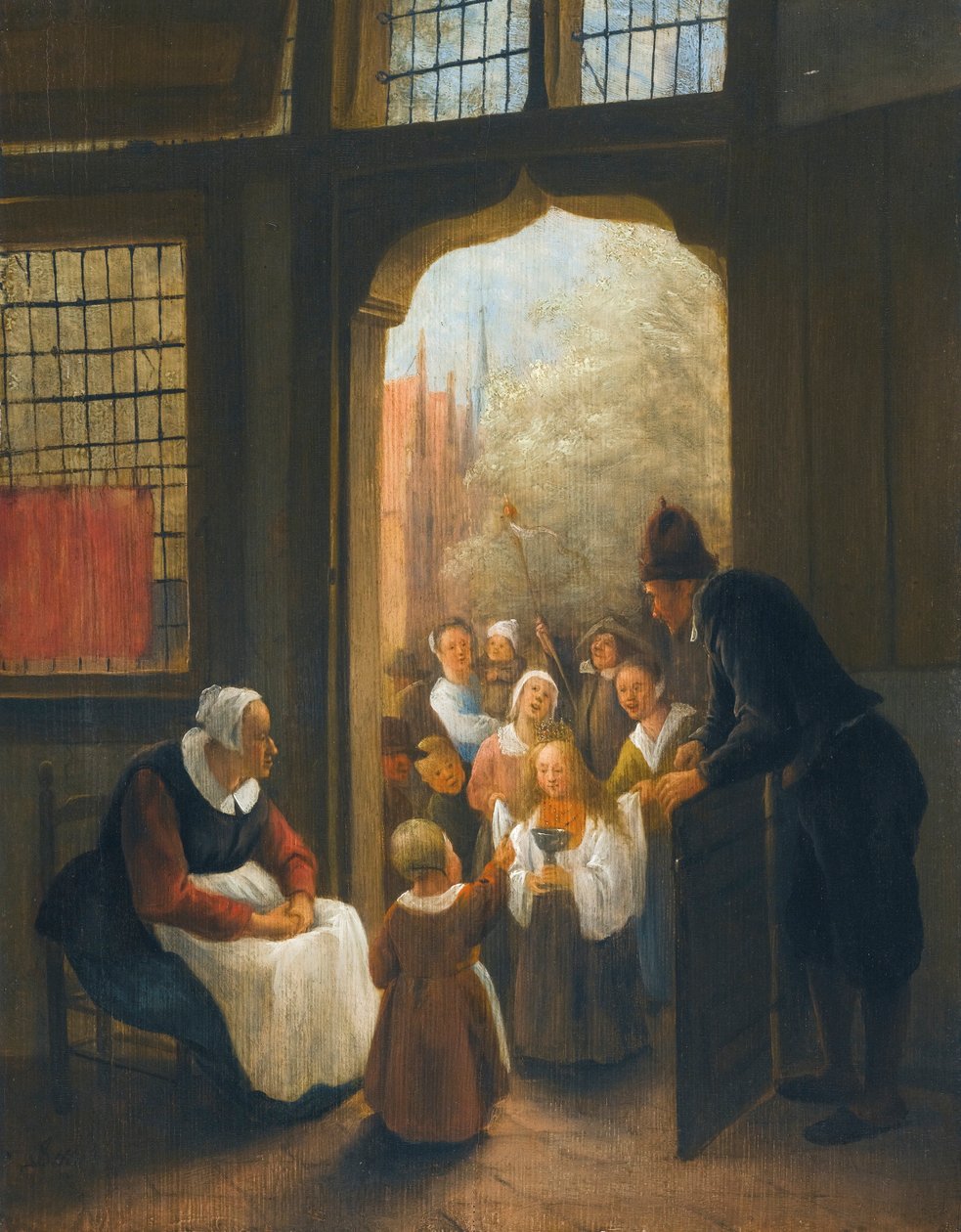 Svatojánská nevěsta od Jan Steen