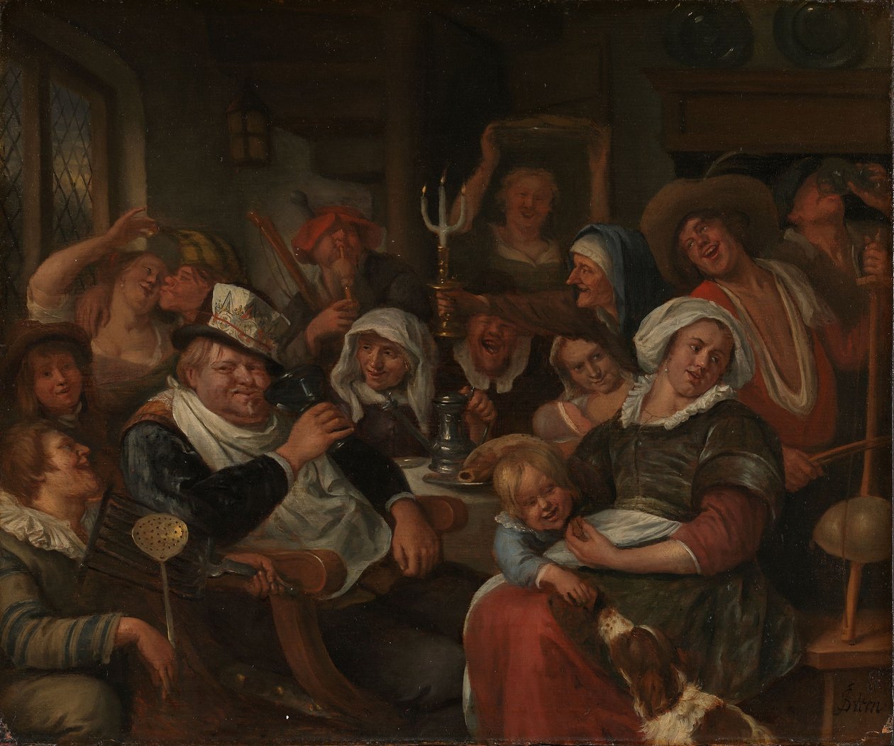 Večer tříkrálový od Jan Steen
