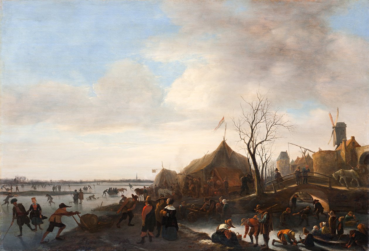 Zimní scéna od Jan Steen