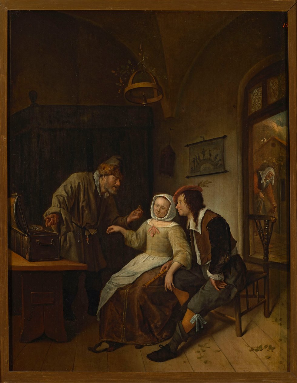 Volba mezi mládím a bohatstvím od Jan Steen