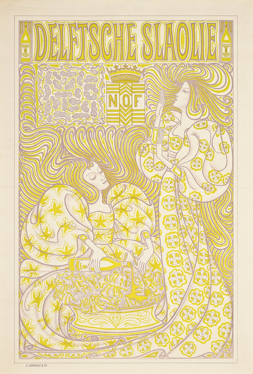 Reklamní plakát pro Delft Salad Oil, 1894 od Jan Toorop