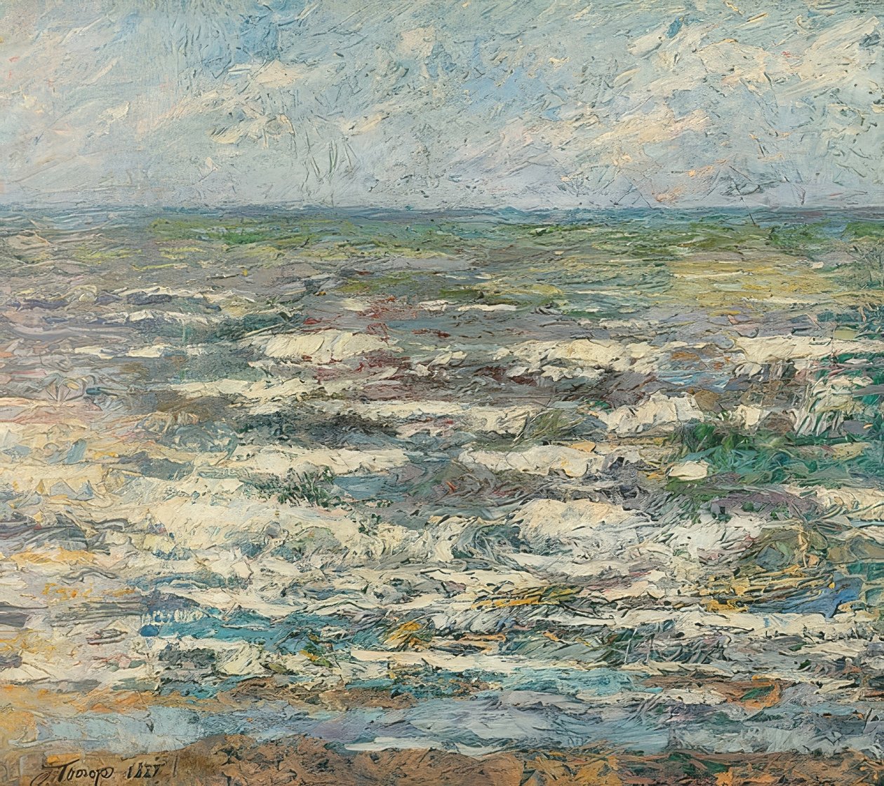 Das Meer ve společnosti Katwijk. 1887 od Jan Toorop
