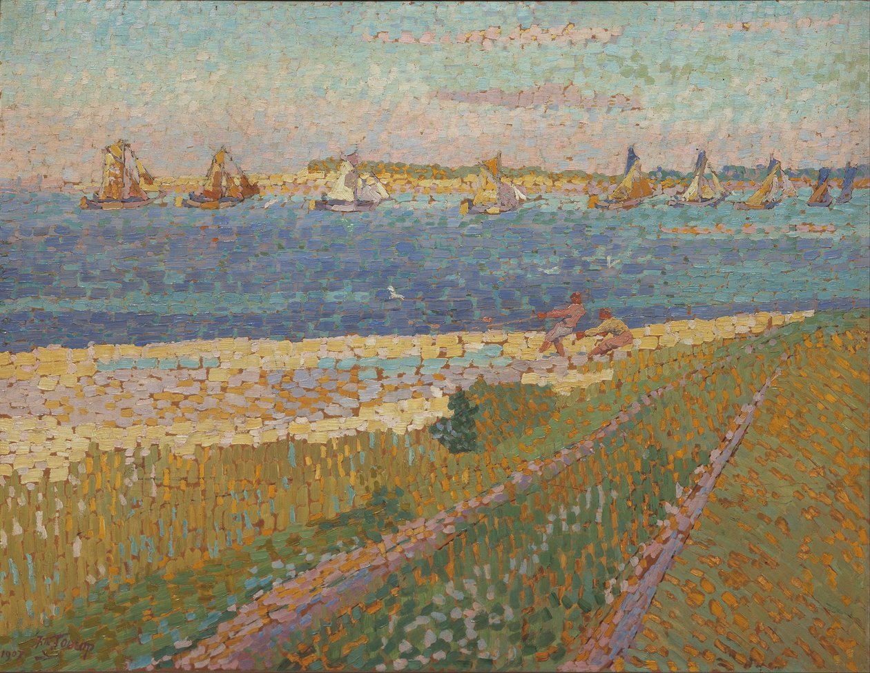Schelde u Veere, 1907 od Jan Toorop