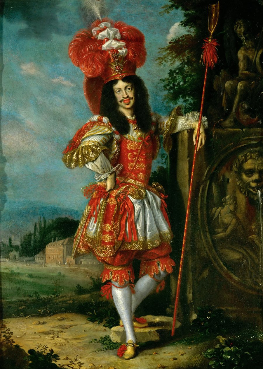 Císař Leopold I. 1640-1705 v divadelním kostýmu, 1667 od Jan Thomas