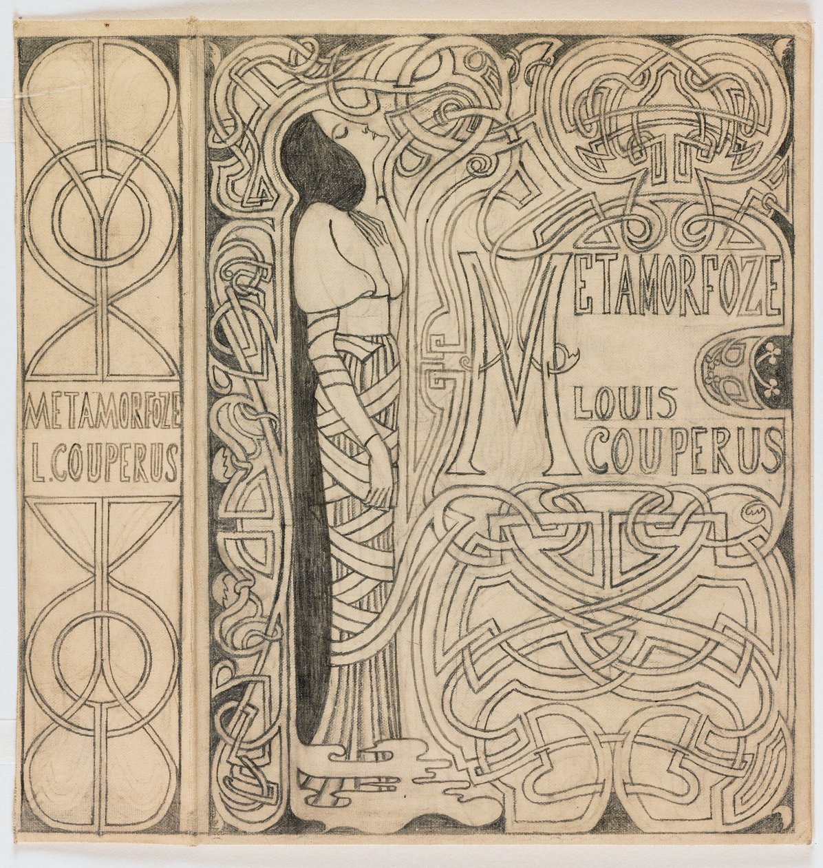 Návrh kapely pro: Louis Couperus, Metamorfoze, 1897 od Jan Toorop