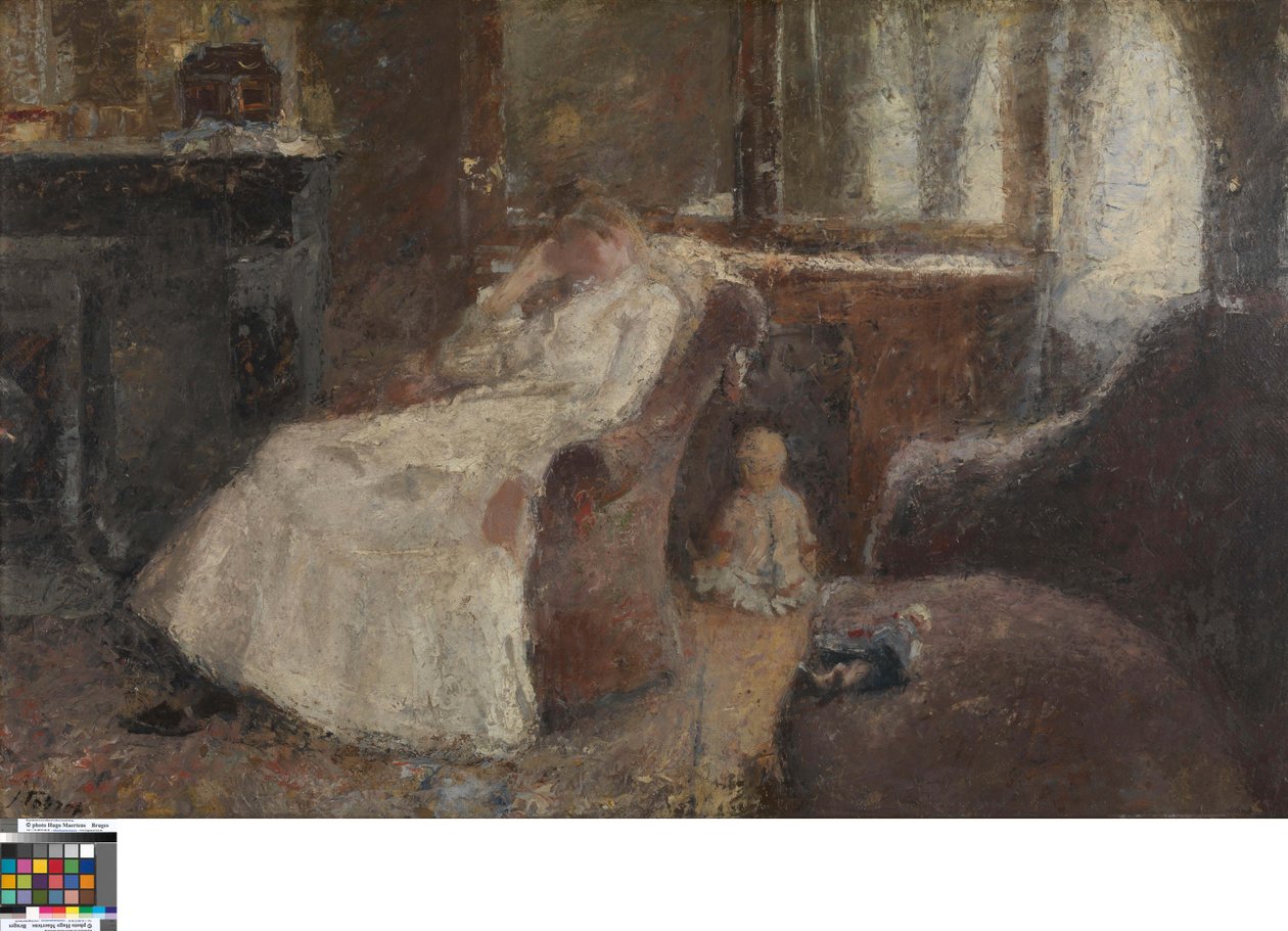 Holandština: Annie Hall in Lissadell, Kenley Womanan_in_White od Jan Toorop