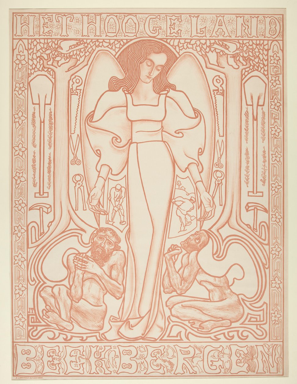 Země Hooge, Beekbergen od Jan Toorop