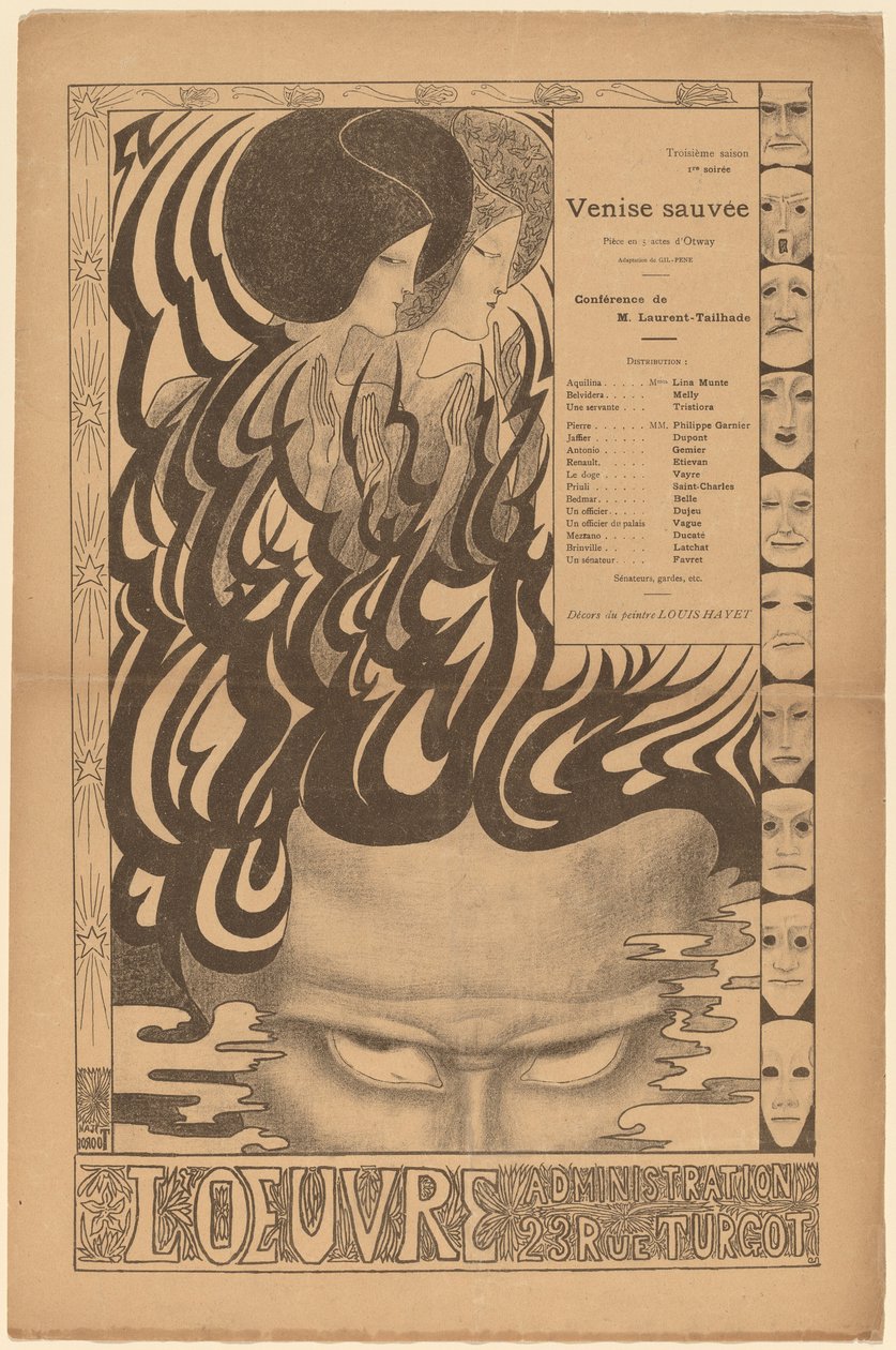 Benátky zachráněné (Benátky zachovány) od Jan Toorop
