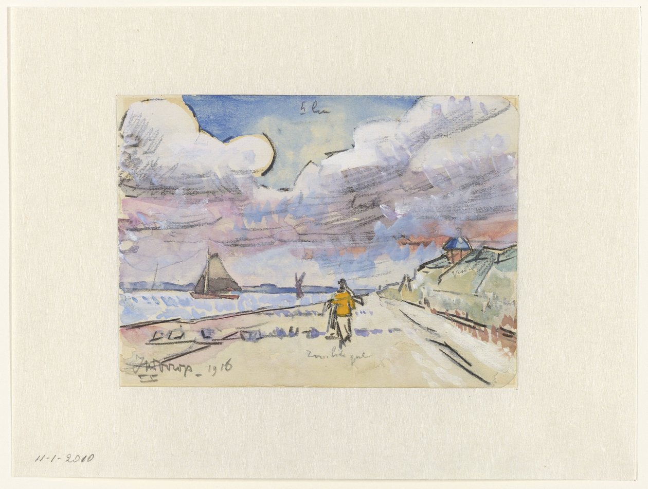 Cesta podél kanálu od Jan Toorop