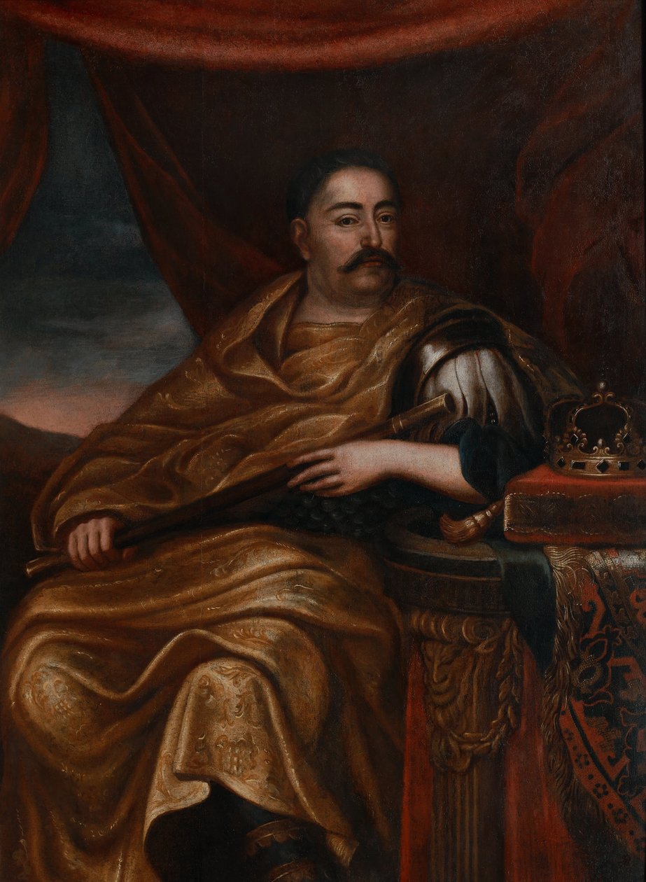 Portrét Jana III. Sobieského 1629-1696, polského krále a litevského velkovévody od Jan Tricius