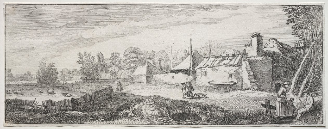 Krajina s farmou. od Jan Van de Velde